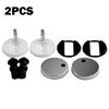 2Pcs Toilet Seat Fixings For Most Standard Toilet Seats With Top Fix Hinge Release Quick Install Toilet Kit
