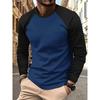 Long Sleeve T-Shirt For Men Solid Spring Casual Men'S T-Shirts High Quality Male Tops Classic Clothing T-Shirts