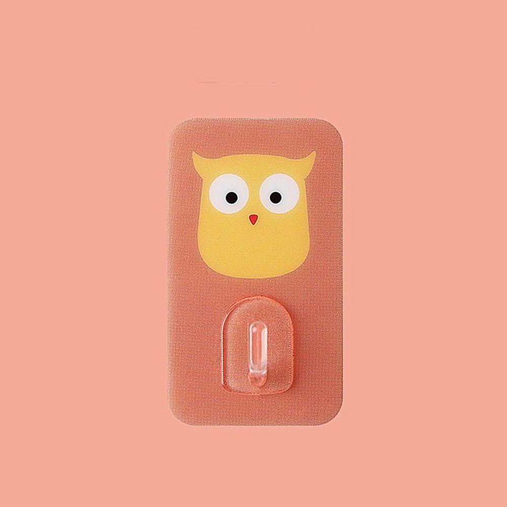 Animal Bathroom Kitchen Supplies Free Punching Non-Marking Adhesive Wall Hook Wall Hanger Cartoon