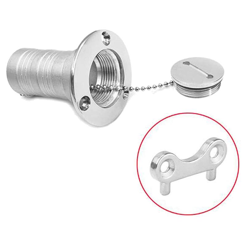 A51K-2 PCS Marine Boat Gas Cap Key Stainless Steel Gas Water Fuel Tank Fill Filler Tool Marine Yacht Boat Accessories