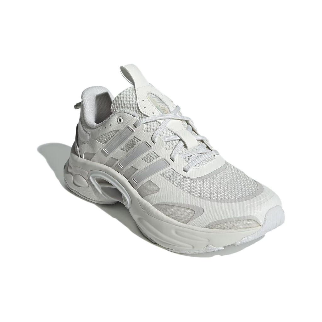 Adidas Climacool Venttack Comfortable Versatile PU Shock Absorbing Durable Low Top Running Shoes Unisex Running Shoes White Silver ID4014