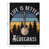 Life is Better with Bluegrass (Banjo) Throw Blanket Large Stuffeds Sofa Quilt Tourist Blankets