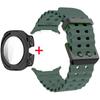 Защитное стекло + Ремешок для Samsung Galaxy Watch Ultra 47 мм Силиконовый ремешок для Galaxy Watch Ultra 47 мм Защитный чехол для ремешка