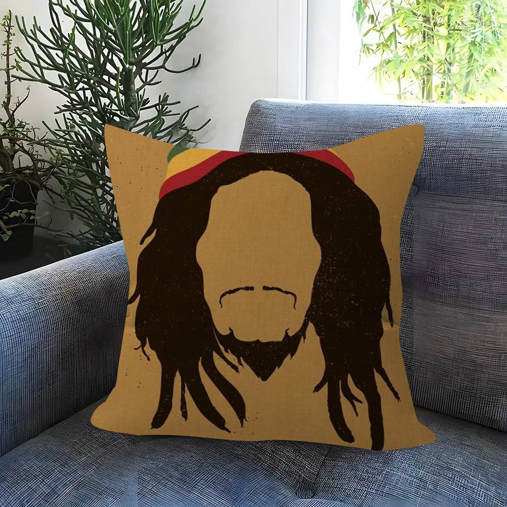 Классические Боб Марли и T-The Wailers Наволочка Чехол на Подушку для Дивана Декор Комнаты Подарок для Детей