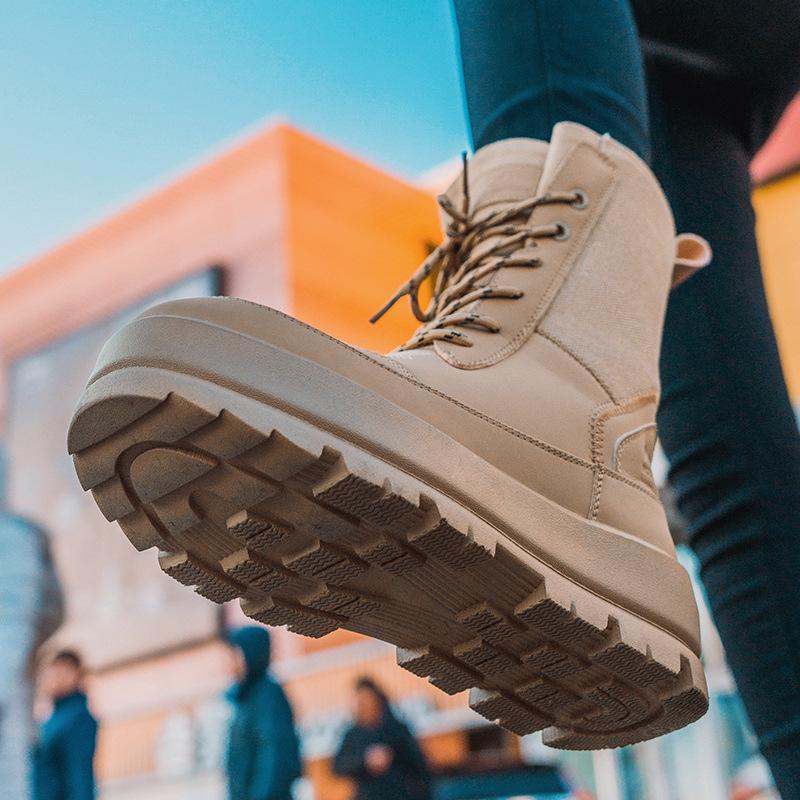 Женские зимние теплые ботинки для снега, нескользящие, водонепроницаемые, до середины голени, ботинки для женщин, меховая подкладка, походные ботинки для ходьбы, с застежкой-молнией