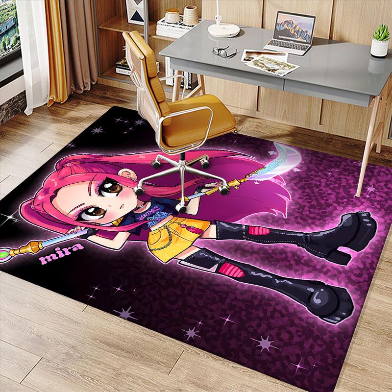 Kpop Hunter6 Printed Absorbent Washable Carpet, Non-Slip Bathroom Mats, Kitchen Rugs, Yoga Mat,Living Room Entrance, Camping Picnic Rugs