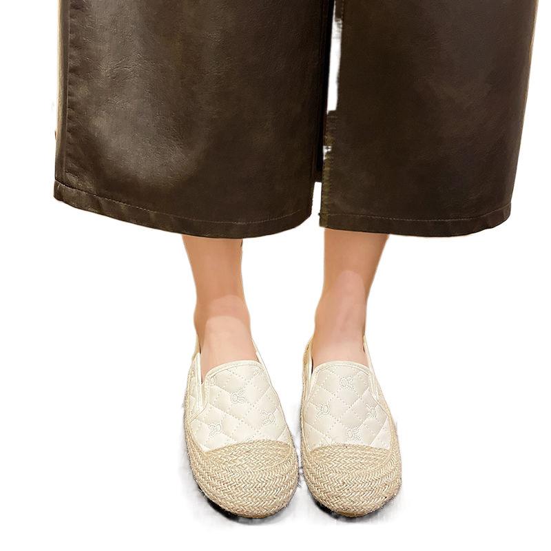 Обувь Fisherman женские однопедальные ленивые туфли Doudou весна и осень 2025 новые одинарные туфли на плоской подошве удобные повседневные мокасины женские