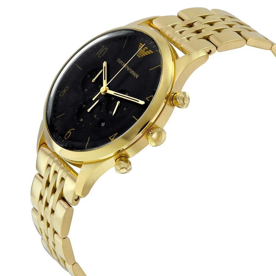 Emporio Armani AR1893 Beta мужские золотые часы-хронограф