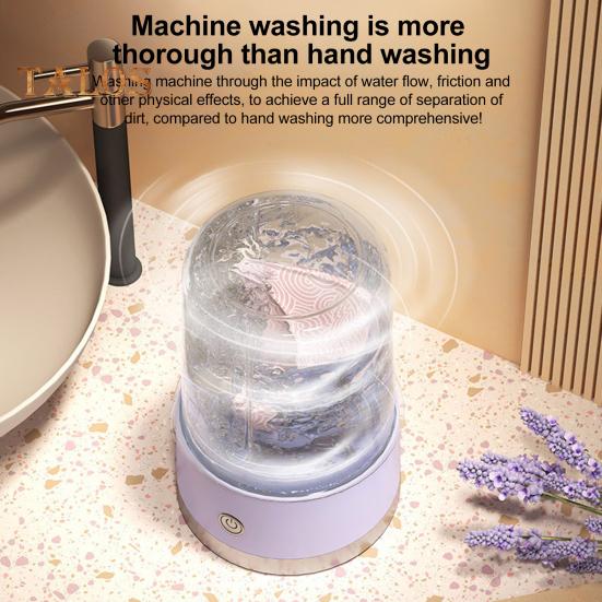Портативная стиральная машина, перезаряжаемая, легкая, мини-стиральная машина, беспроводная, емкостью 1 л, дорожная стиральная машина для стирки, детской одежды, носков для автофургонов