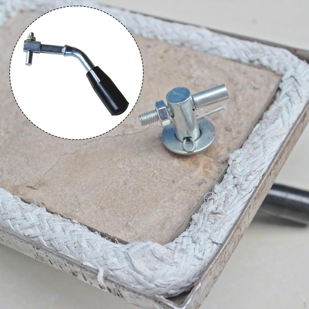 Ручка дверцы камина Высокая термостойкость Сделай сам Прочная Замена