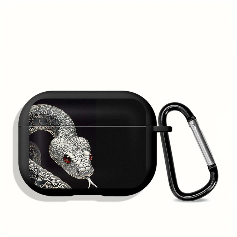 Чехол с графикой змеи для Airpods Pro3 1 Pro 2 3 4 Pro2 Чехлы для наушников Обложка