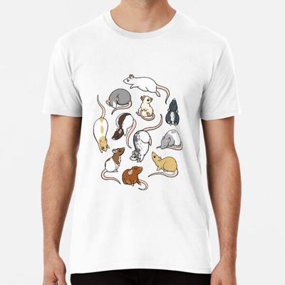 Футболка с изображением крыс, размеры от S до 5XL, произведено в Австралии/США.