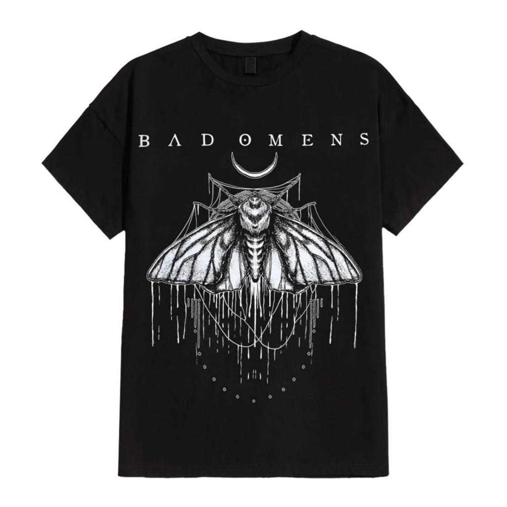 2026 Bad Omens Cotton Band Shirt Unisex Summer Short Sleeve Fashion Brand Tee Luxury Casual Vintage