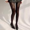 Модные полупрозрачные колготки, тонкие, эластичные, утягивающие, сексуальные колготки, классические ромбовидные женские чулки, чулочно-носочные изделия