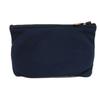 Used 9212 Truth Flat Pouch Neoban PM 7931 Nylon White Logo Blue Marine Unisex from Japan AUTHENTIC