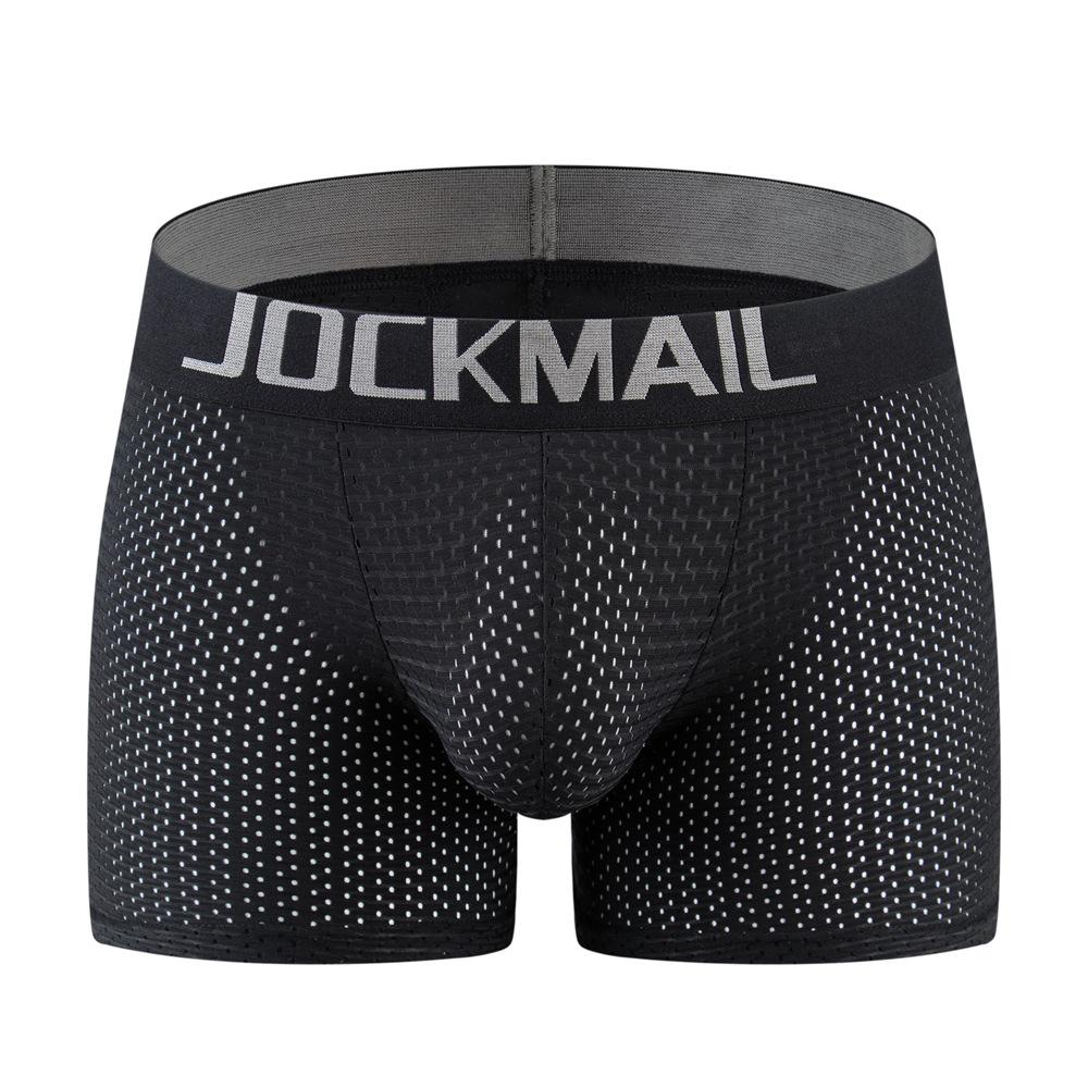 JOCKMAIL Мужские боксеры-брифы пуш-ап с сетчатой подкладкой для улучшенной посадки