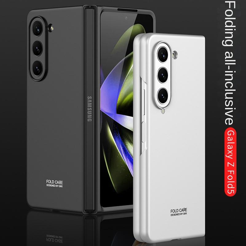 Гальванизированный противоударный чехол для телефона Samsung Galaxy Z Fold 5 4 3 Fold5 Fold4 Fold3 5G с защитой от падений из ПК