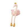Crown Swan Doll Big White Goose Plush Toy Pink Flamingo Doll Sleeping Pillow Girl Gift