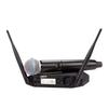 Shure GLX-D24+/BETA58A Vocal Wireless System with BETA58 Wireless Handheld Microphone, Tabletop Receiver, and Handheld Microphone Transmitter / 2.4GHz