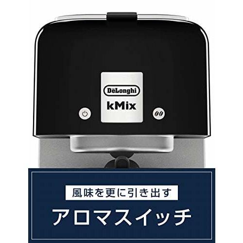 DeLonghi De'Longhi Drip Coffee Maker KMix COX750J-BK Regular Coffee 6 Cups Stainless Filter Aroma Switch Shower Drip Function Rich Black 3 Year Warran