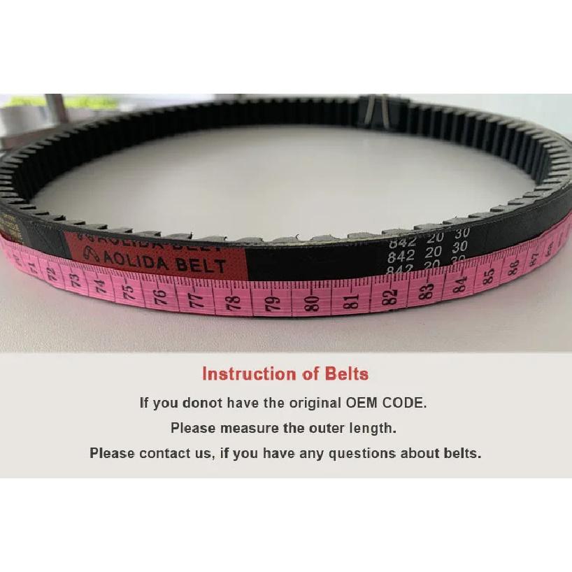 High quality Double teeth Scooter belts 23100-KTW-901 For Honda SH 300 SH300 I 2007-2015