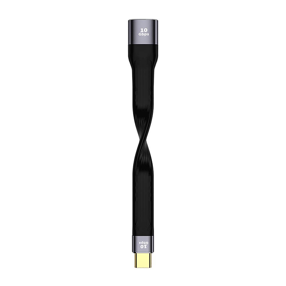 Гибкий кабель для передачи данных Power-bank Usb3.1, быстрая зарядка, короткая линия 10 Гбит/с