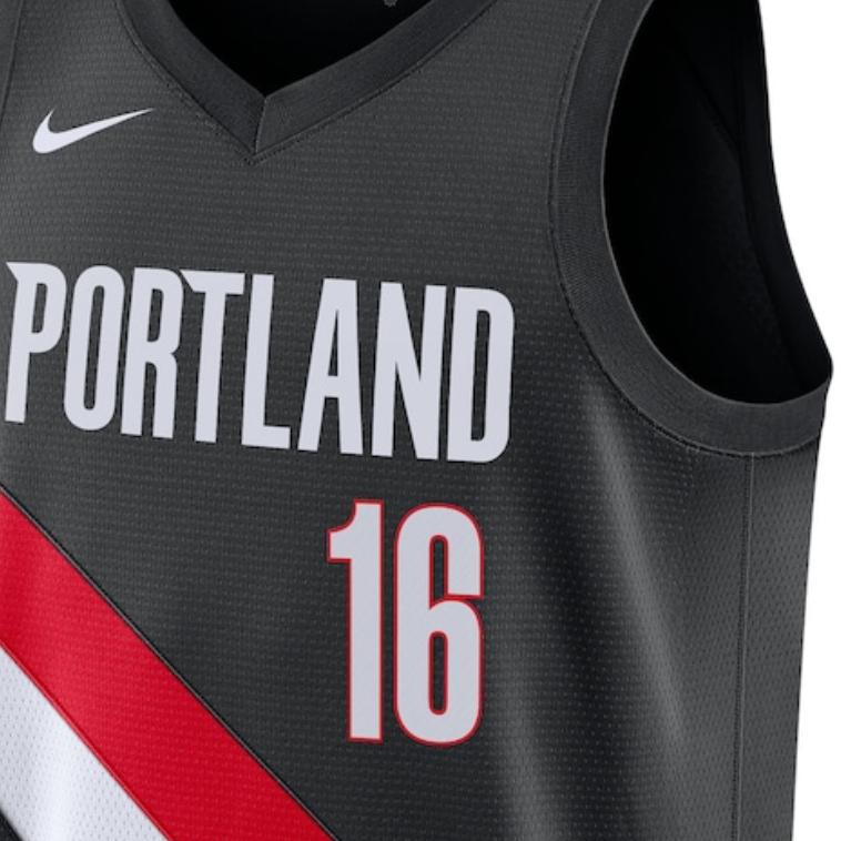 Nike Мужская майка Nike Dri-FIT NBA Swingman Damian Lillard Portland Trail Blazers Icon Edition HM3995-010