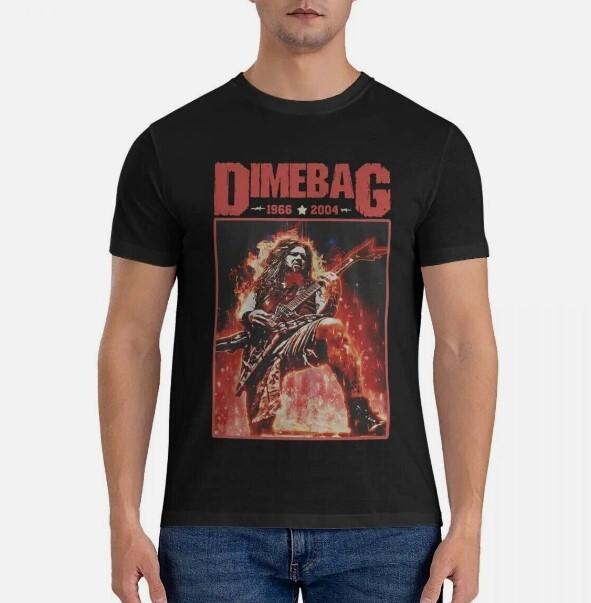 Гитарист Dimebag Darrell 1966-2004 Воспоминания Подарки Фан Музыка Футболка Хорошая Унисекс Футболка