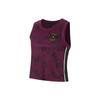 Letter Print Mesh Sports Sleeveless Tank Top Women Tops Purple CU5708-610