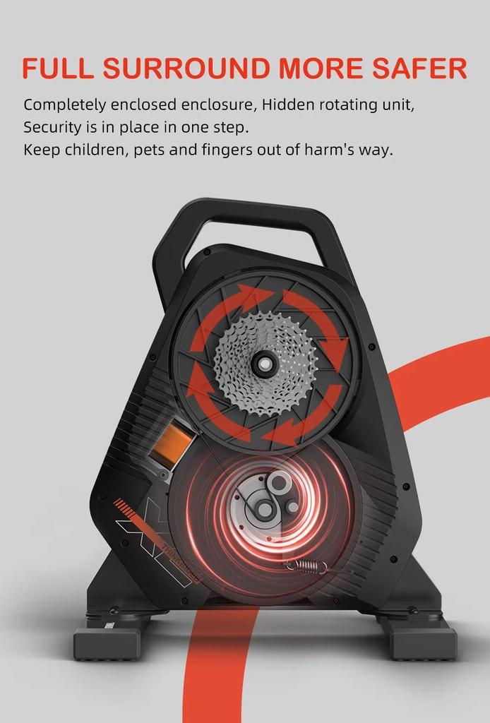 New ThinkRider X2Max Smart Bike Trainer MTB Road Bicycle Home Trainer Built-in Power Meter Power Meter Compatible