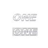 Metal Logo For MINI ONE COOPER Letter Badge 3D Stickers Trunk Emblem Decal Auto Accessories Lettering Decoration Car Styling