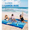 Beach Blanket 10'X9' Extra Large Waterproof Sandproof, Soft Sturdy Lightweight Portable for Beach Vacation Family Park Picnic Travel Camping