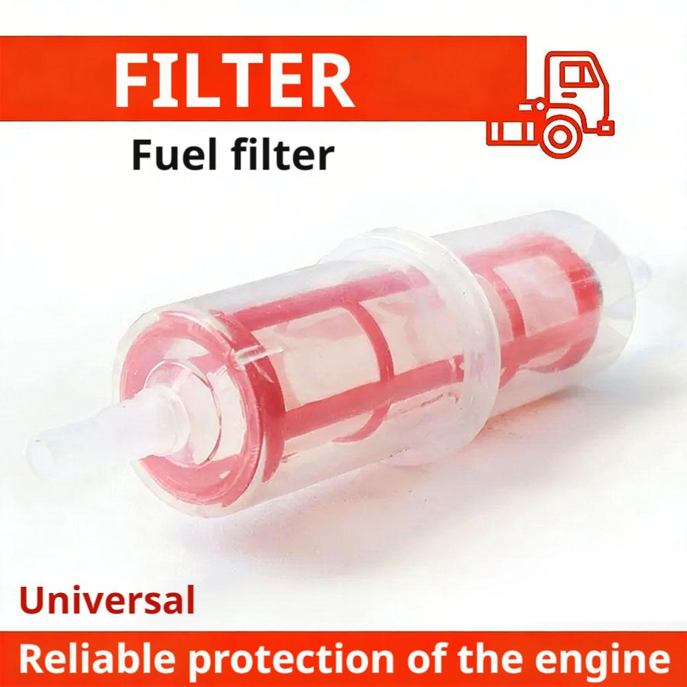 8-10mm Large Inline Diesel Fuel Filter Plastic Motorcycle Car In-line Fuel Filters Universal Automobiles Replacement Accessories Fuel Filters5