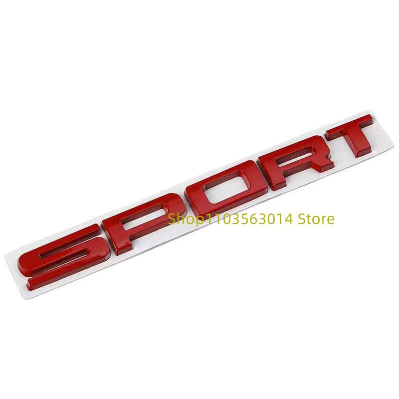 ABBB1 3D ABS Letters SPORT Si4 SDV6 SDV8 Emblem Car Trunk Badge Stickers For Autobiography SPORT