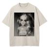 Cotton Vintage Washed Kawaii Disgusting Doll Face Funny Meme T Shirt  Fashion Menwomen Male Acid Wash Tees Vintage