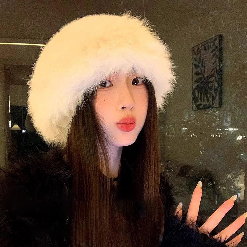 Женская теплая элегантная шерстяная шапка-берет для осени и зимы, универсальная вязаная шапка художника, устойчивая к холоду, в британском стиле