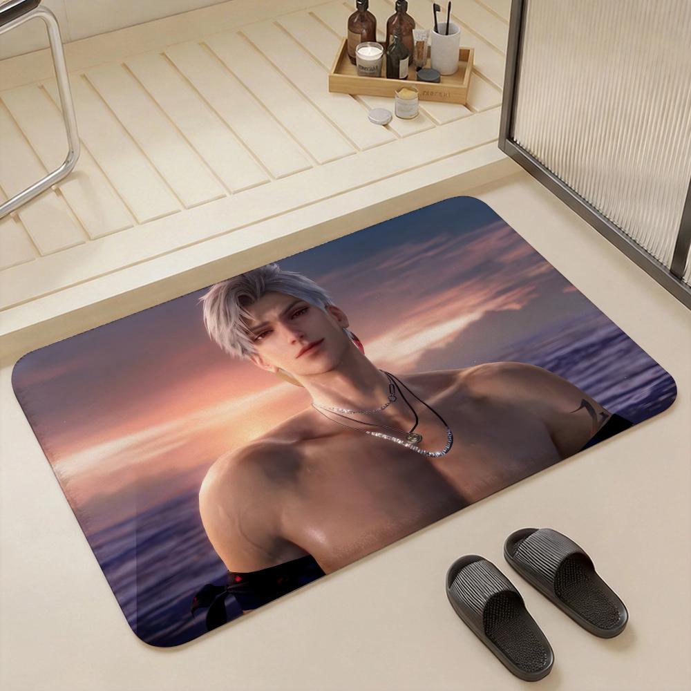 Character S Sylus Floor Mat Eco Flannel Doormat Non Slip Odorless Indoor Floor Rug Soft Short Plush Home Mat