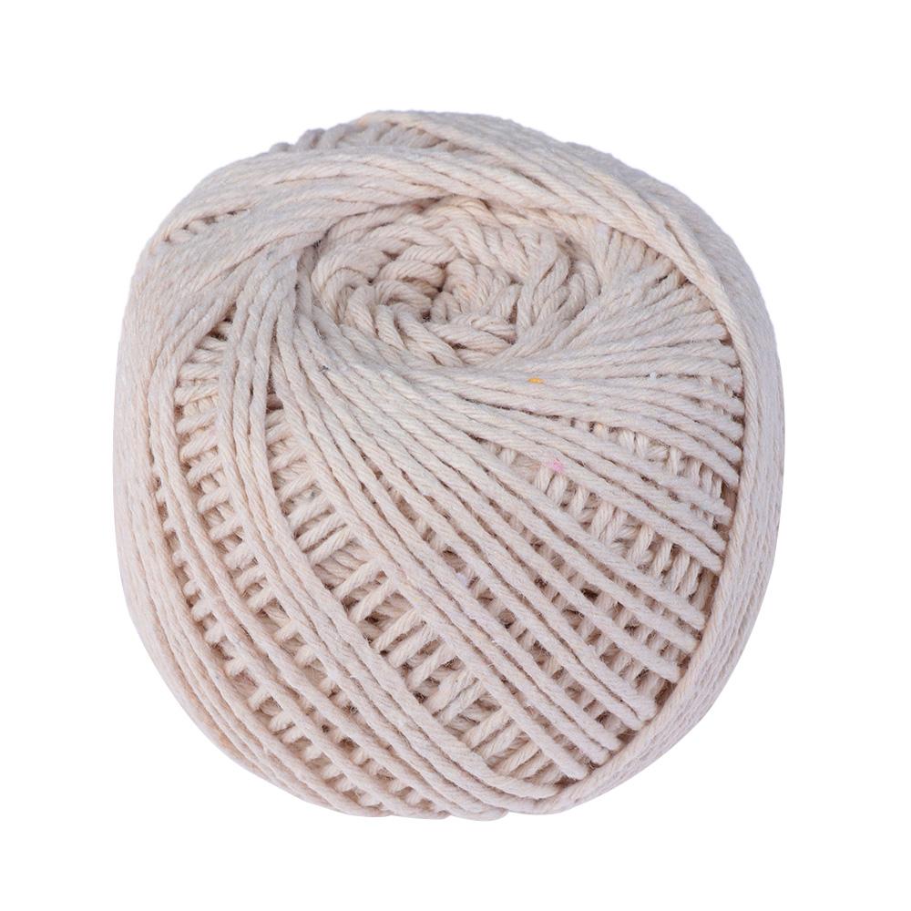 Handmade Christmas Home Decor DIY Rope 100% Natural Beige Cotton Twine String Sewing Cords