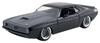 Jada Toys Fast & Furious Series 1/24 Scale F&F Plymouth Barracuda Matte Gray (Letty) Finished Model JADA97195