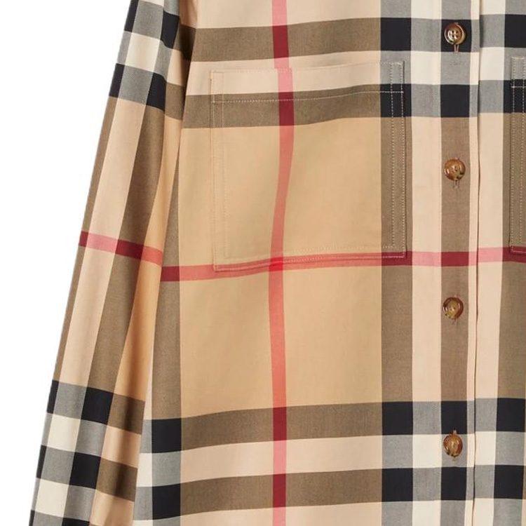Burberry SS23 Рубашка Женская Бежевая 80713381