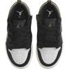 Кроссовки Air Jordan 1 Low ALT PS Black Toe Medium Olive для детей Sail White DR9748-092