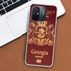 Georgia Flag Phone Case For Xiaomi Redmi 12 12C 10 10C 10A 9T 9C 9A 9 8 8A 7 7A 6 6A K20 K30 K40 Pro S2 Fundas Cover