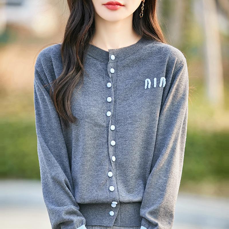 Женский легкий кардиган из 50% шерсти и 50% шелка Mulberry — универсальный трикотаж на все 4 сезона для комфорта и стиля в любое время года