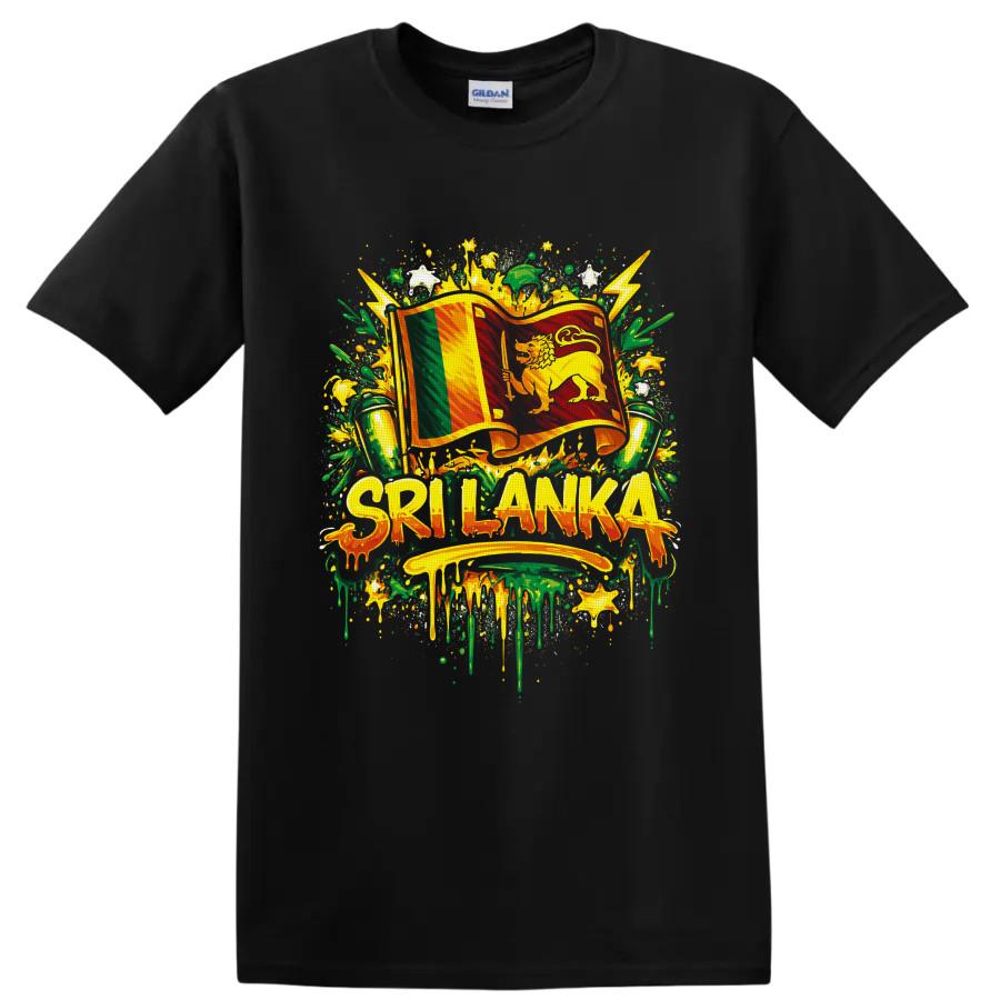 Sri Lanka Flag T Shirt Lion Emblem Patriotic Graphic Heritage Pride Tee Gift