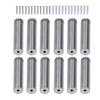 12 Set Stainless Steel Standoff Screws 19x80mm Advertising Screws Mounting Hardware for Hanging Acrylic Picture Frame