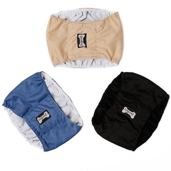 Подгузники для домашних животных, водопоглощающие дышащие дышащие трусики для собак мужского пола для четырех человек