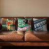 Retro Speaker Piano Rock Cushion Cover Soft Reversible Durable Pillow Cover MultiScene Use for Home Car Daily Comfort