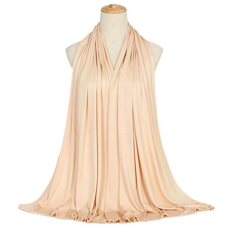1Pc Hijab Scarf For Muslim Women Shawl Hijabs Modal Woman Turban Headscarf