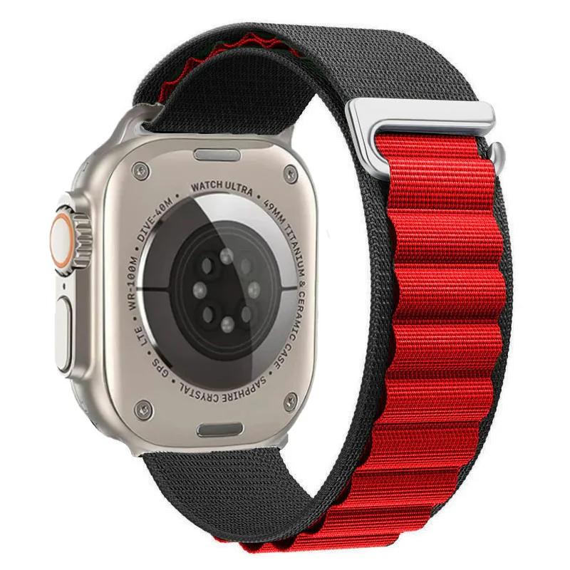 Ремешок Alpine Loop для Apple Watch Ultra 3 Ремешок 49 мм 11 10 9 8 7 46 мм 42 мм 45 мм 41 мм Нейлоновый Спортивный Браслет iWatch 6 5 SE 44 мм Ремень
