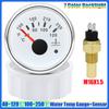 Car 7 Color LED 52mm Water Temp Gauge with Alarm 40~120℃,100~250℉ Water Temperature Meter+Sensor 1/8NPT,M14X1.5,M16X1.5,3/8NPT